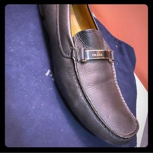 Used Prada - Leather shoes - men - Size 6